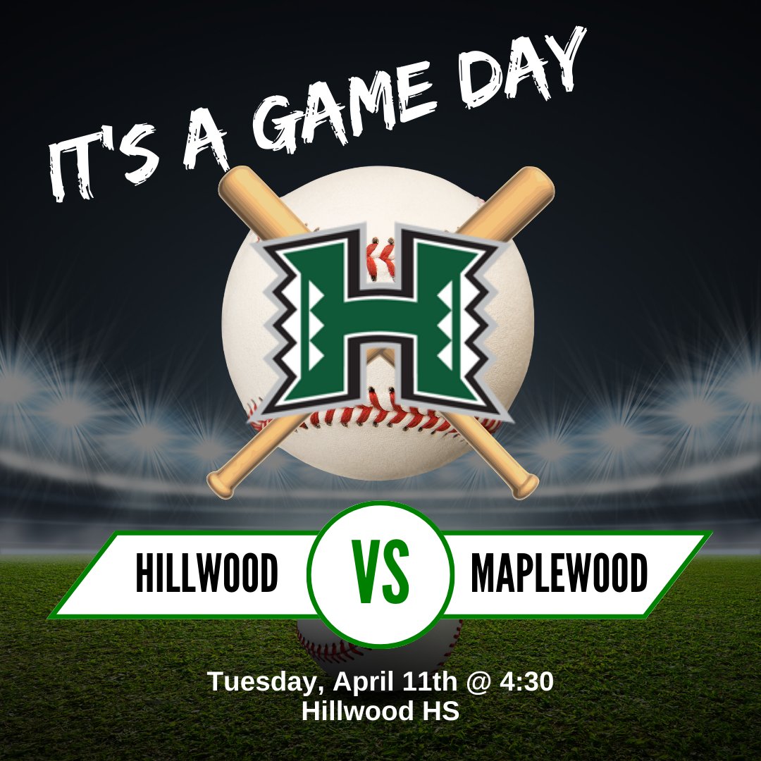 It's a beautiful day for baseball so come out and support the #Hilltoppers in Hillwoods final season! @hillwoodathletics 

#Baseball #GameDay #Hillwood