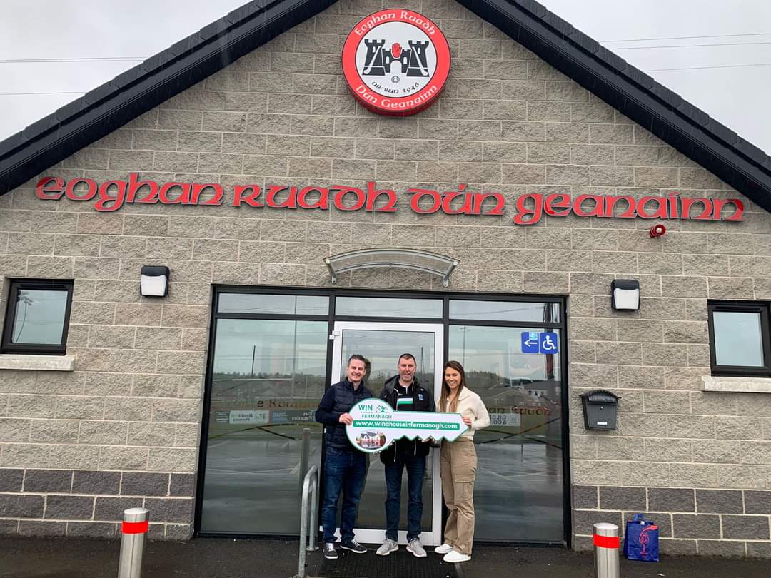 Congratulations to Cathal &amp; Cora McErlean from Dungannon who were the lucky winners of the ‘Win a House in Fermanagh’ Competition.

Thank you to all those who bought and sold tickets who have helped Fermanagh GAA raise nearly £1 million.