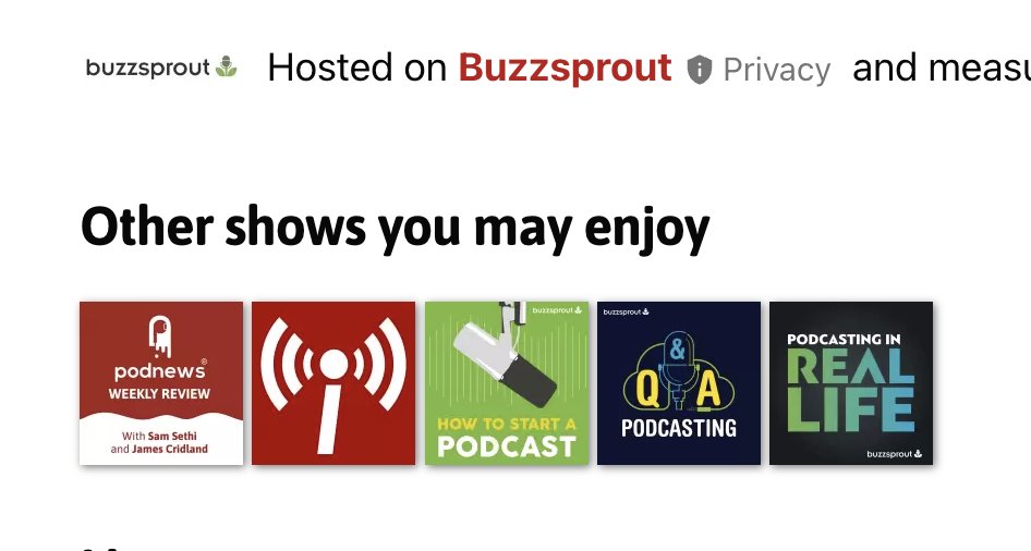 Kevin Finn (@kfinn) on Twitter photo Would you just look at that! The creator of the podcast gets to suggest other podcasts in their RSS feed and those podcasts now display on <a href="/Podnews/">Podnews podcasting news</a>. Great work <a href="/JamesCridland/">James Cridland</a>. Let's go! @SamTalksTech #podroll Would you just look at that! The creator of the podcast gets to suggest other podcasts in their RSS feed and those podcasts now display on <a href="/Podnews/">Podnews podcasting news</a>. Great work <a href="/JamesCridland/">James Cridland</a>. Let's go! @SamTalksTech #podroll