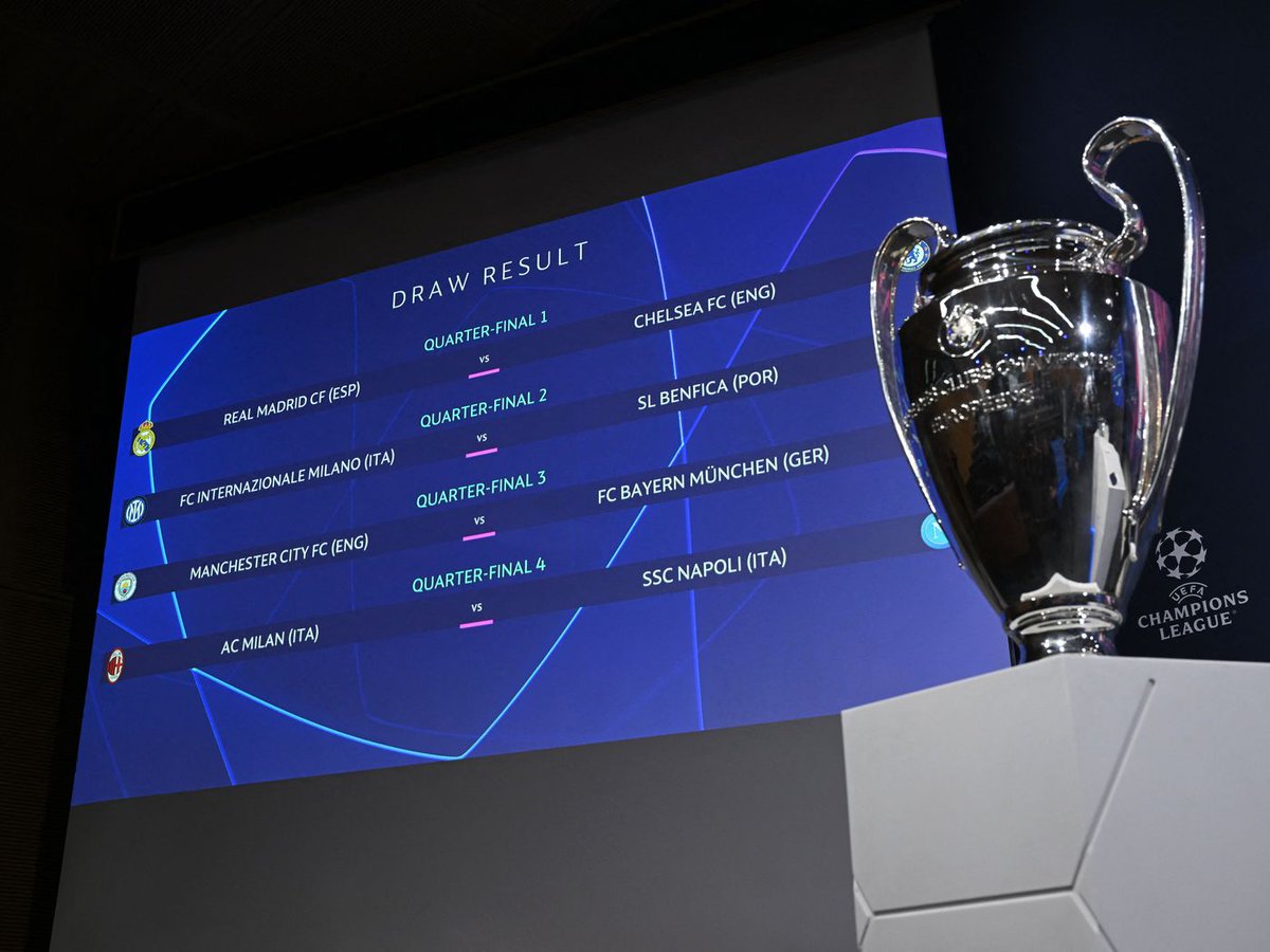 MARTES DE CHAMPIONS 🏆

No molestar al futbolero hoy. 🚫
Benfica 🆚 Inter
Manchester City 🆚 Bayern Munich

Mañana Real Madrid 🆚 Chelsea
y AC Milan 🆚 Napoli ⚽

Todos a las 16:00 hs 🇦🇷🇨🇱🇧🇷🇺🇾