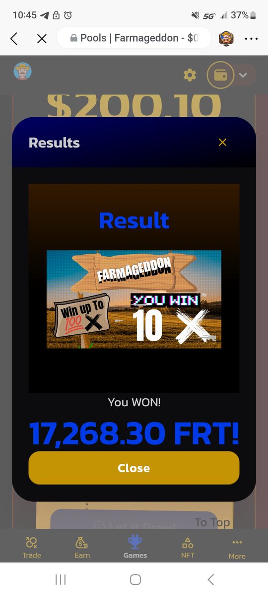Always a chance to #win on Farmageddon! Lotteries and games are live 24/7! Multiple Lotteries, Multiple Games! I just hit a #10x on a scratch off ticket! 🔥 #scratchers #gamble #cryptocurrency #TacoTuesday #taxfree <a href="/cz_binance/">CZ 🔶 BNB</a> <a href="/Farmaggedon_/">Farmageddon Token</a>