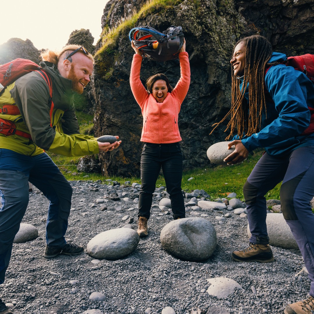 Some of our friends from Iceland 🇮🇸 

Our newest collection is full of vibrant blues, greens, oranges, and reds that complement the Icelandic wilderness perfectly, to shop them click here: bit.ly/40icbLI