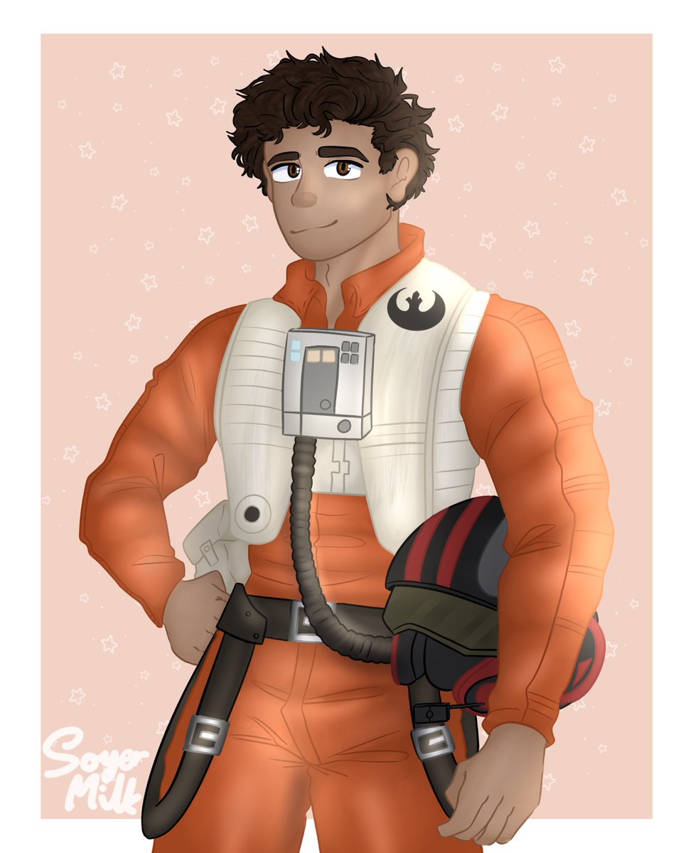 Poe, you absolute sweetheart!! 🧡🤍 #StarWars #StarWarsRP #StarWarsCelebration2023 #PoeDameron