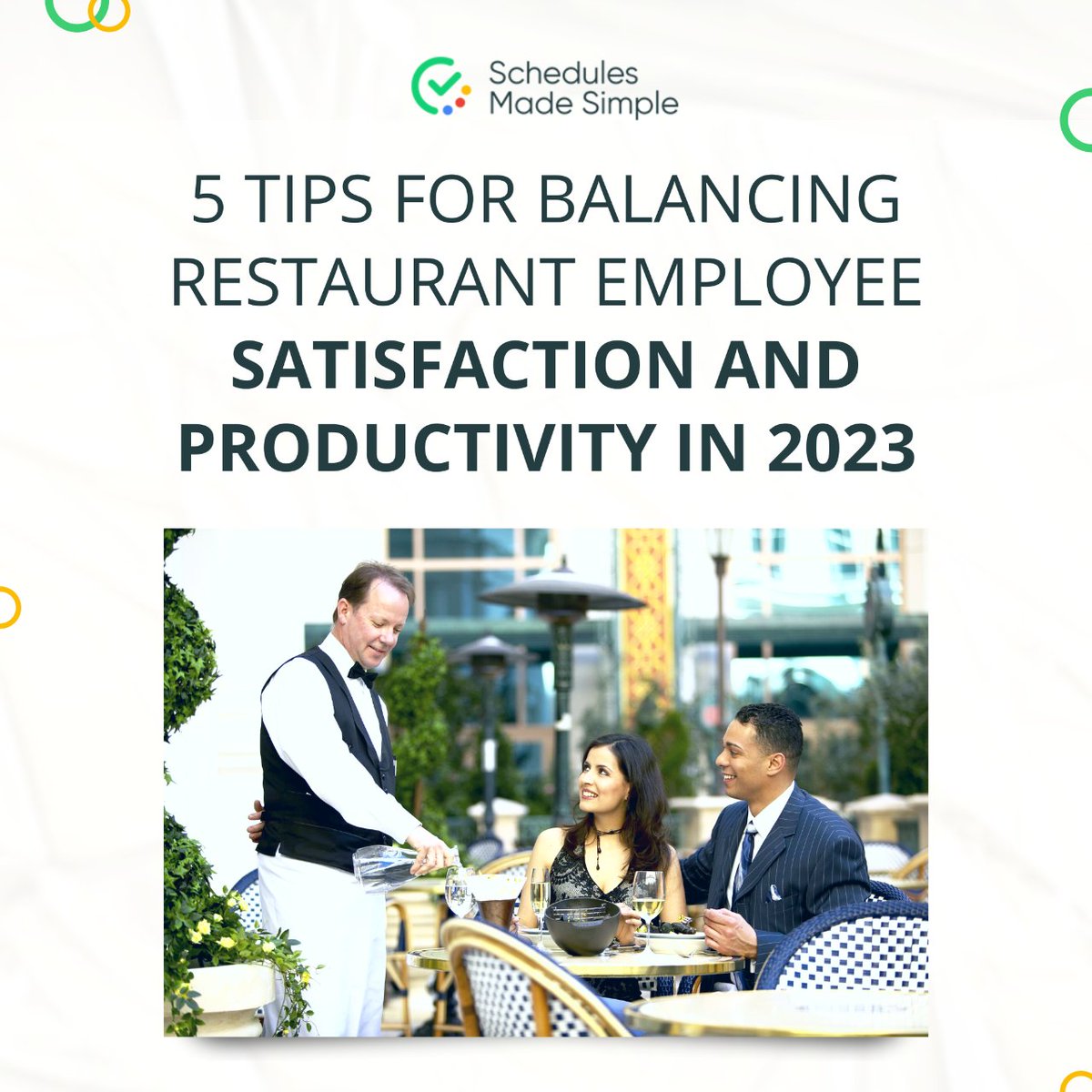 StaffSchedules's tweet photo. As we approach the middle of 2023, restaurant managers must stay on top of the latest trends to balance employee satisfaction and productivity. 📈

[Read more in the thread]

#RestaurantManager #RestaurantTech #RestaurantIndustry #PizzeriaOwner #PubOwner #RestaurantEmployees https://t.co/IwBzlE1rH3
