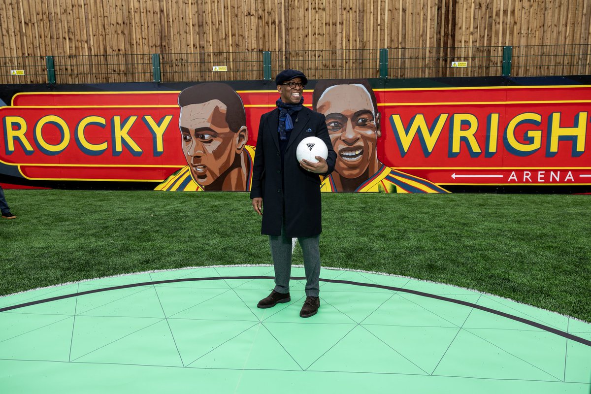 Hard to put today into words. The opening of the Rocky &amp; Wrighty Arena at a place that means so much to us <a href="/TurnhamPrimary/">Turnham Academy</a> ♥️ Could not have done it without the support of #EASPORTSFC, <a href="/FootballFoundtn/">Football Foundation</a> &amp; Janet, Ryan, Mel and Monique Rocastle.