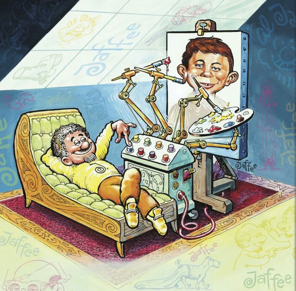 HabsHappy's tweet photo. I want to take the time to pay my respects for an artist I grew up with as a youngster. Don't know what my MAD Magazine collection is worth but I'm missing about 10 issues from #32 to #400. RIP Al Jaffee. U may have passed on but ur body of art will live on Forever! #RIPAlJaffee https://t.co/9X5mvKjaXN