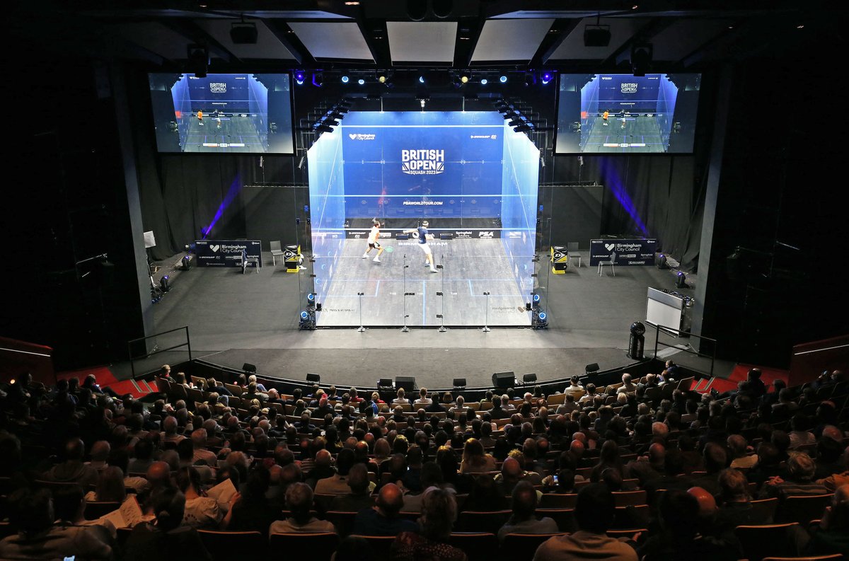 BritOpenSquash's tweet photo. What a venue! ๐คฉ
#BritOpen23 #WhereLegendsAreMade https://t.co/9n8avQLhWo