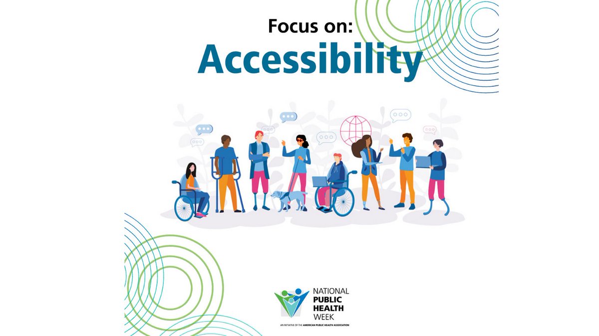 sheccc_ms's tweet photo. Day 6 of #NPHW2023 theme was accessibility. About 26% of U.S. adults have a disability. Adults with disabilities are also more likely to have heart disease, be smokers and have diabetes than the general population. #bphi #blackpublichealthinfluencer https://t.co/l8u5x0DMAQ