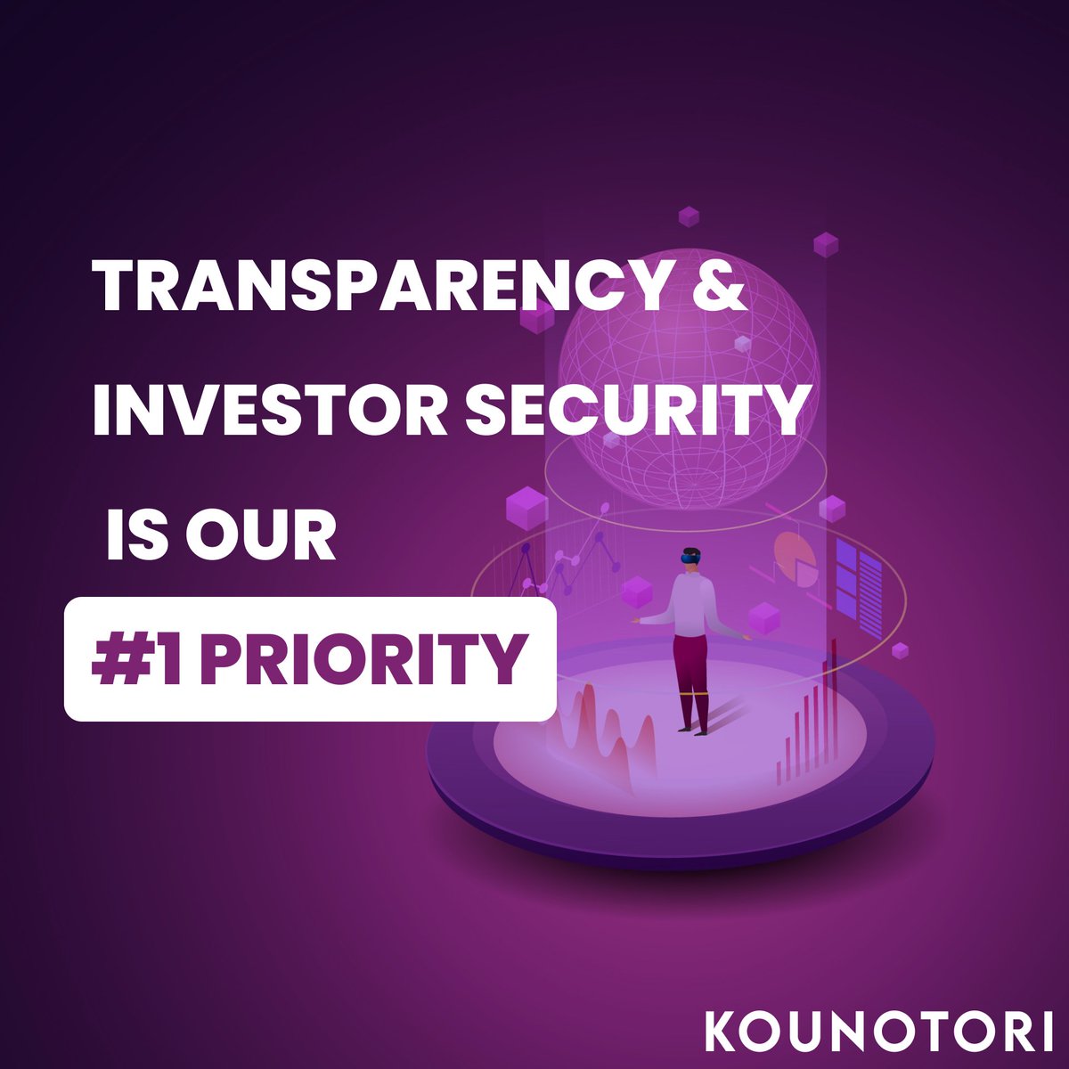 KounotoriToken's tweet photo. At #KTO, we believe that transparency & investor security are not only important, they are non-negotiable.
We are dedicated to providing investors with a trustworthy platform that puts security first.
#OpenHonestSecure https://t.co/gjovMbwSzU
