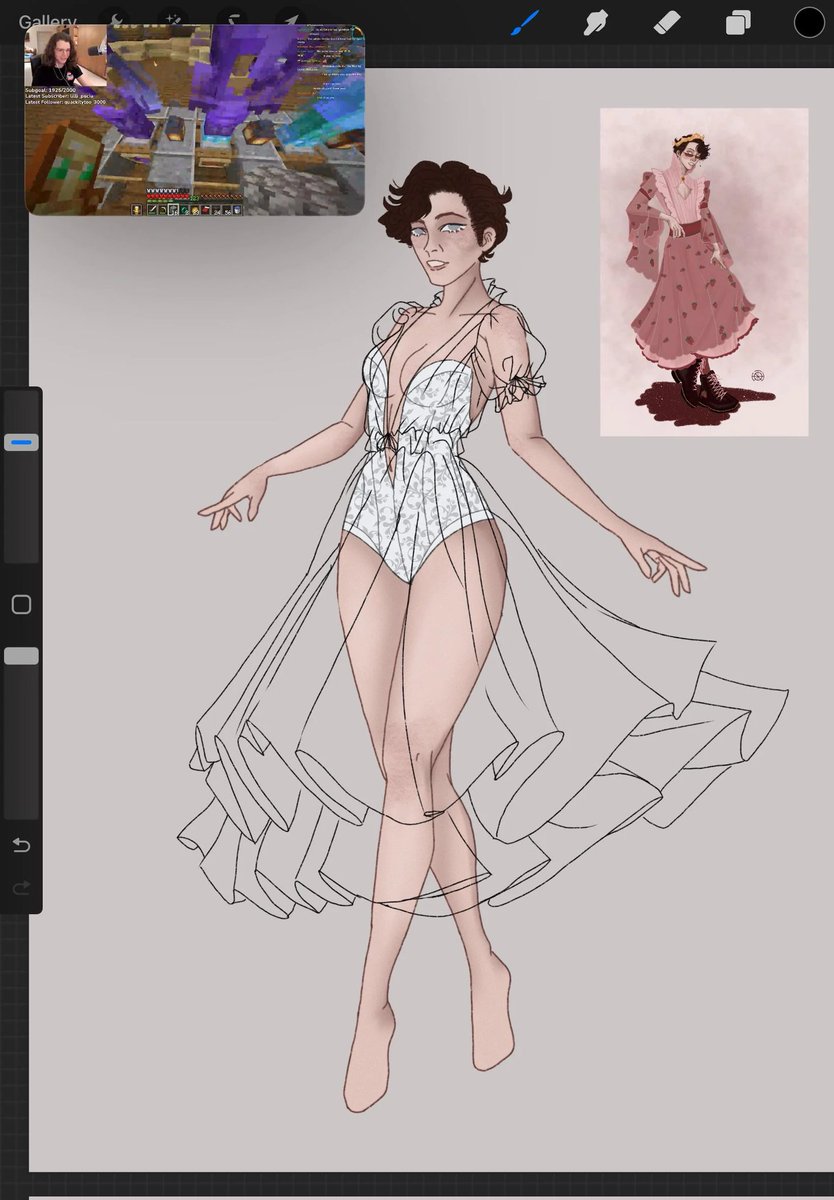 WIP for the Eret Inspired dress up game~