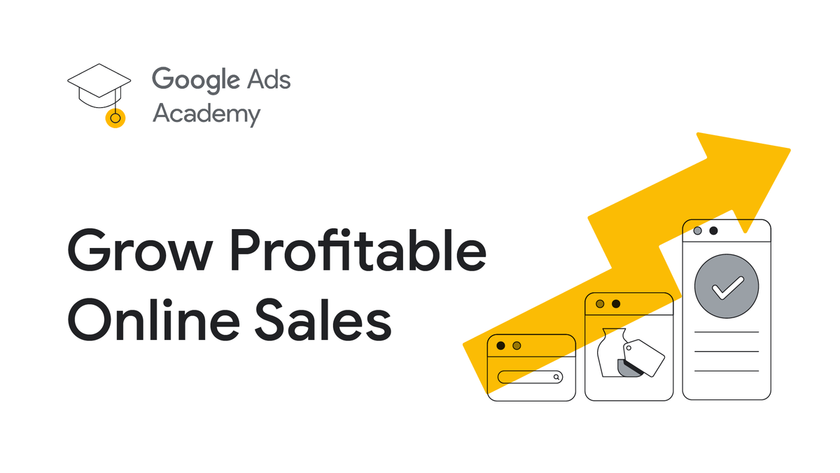GoogleAds's tweet photo. Want to learn how to drive online sales amid volatile market conditions ❓

Register for the next Google Ads Academy: "Grow Profitable Online Sales" → https://t.co/OAColRnExs https://t.co/5Wo6iXv7Lc