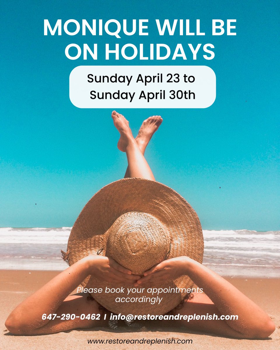 RRVeganSpa's tweet photo. Monique will be away on Holiday's.. ☀ - https://t.co/UdyIczEQAd https://t.co/kUbunvMltp