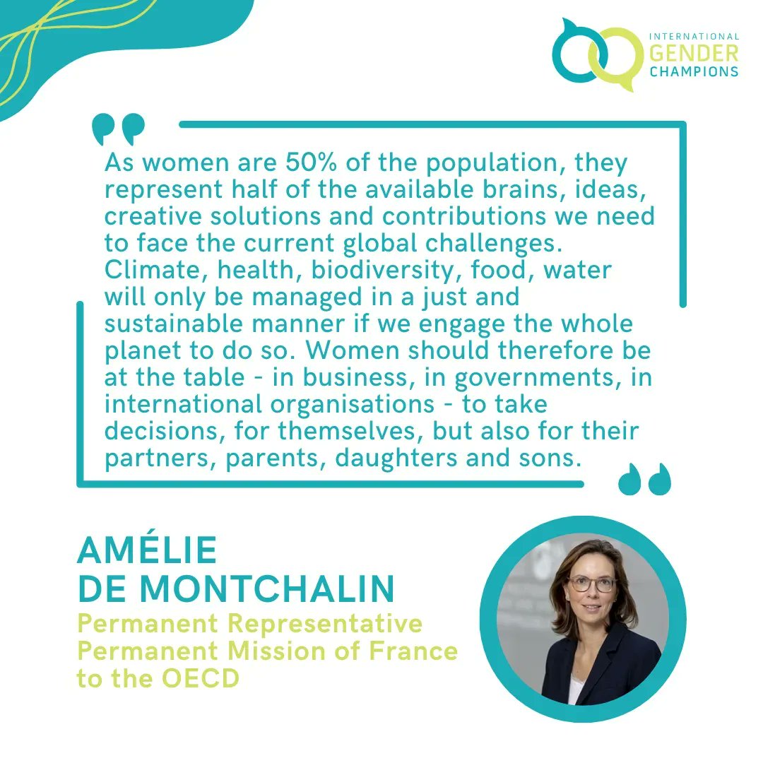 International Gender Champions (IGC) (@intgenderchamps) on Twitter photo Welcome among the #INTGenderChampions in Paris, Ambassador Amélie de Montchalin of France to the OECD!🇫🇷
👉Read her commitments for #GenderEquality: buff.ly/3zPTEL0
<a href="/AdeMontchalin/">Amélie de Montchalin</a> <a href="/RPFranceOCDE/">La France à l'OCDE</a> Welcome among the #INTGenderChampions in Paris, Ambassador Amélie de Montchalin of France to the OECD!🇫🇷
👉Read her commitments for #GenderEquality: buff.ly/3zPTEL0
<a href="/AdeMontchalin/">Amélie de Montchalin</a> <a href="/RPFranceOCDE/">La France à l'OCDE</a>