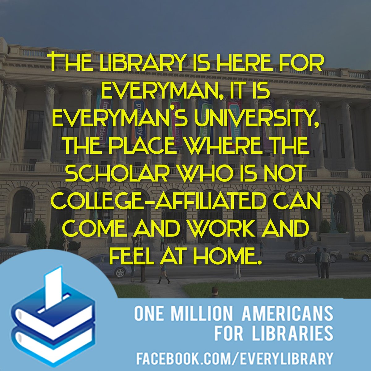 ✨Every $1 we raise helps us secure over $1,600 in stable library funding. Donate today.

#readers ✨
everylibrary.org/donate