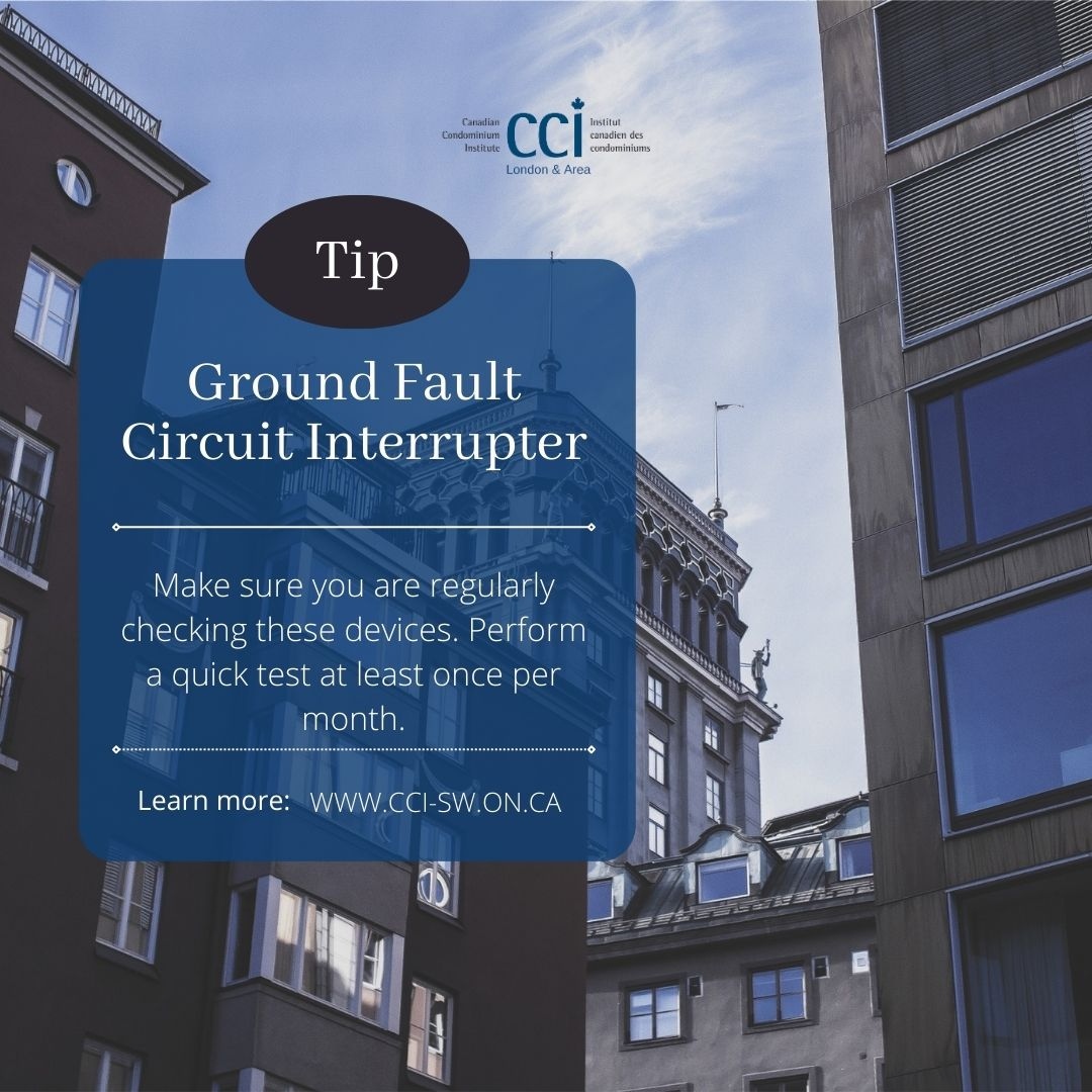 Hey CCI London! 👋

It's time for your weekly Condo Tip Tuesday! 📆

This week, lets talk about GFCI's. Do you inspect them? Let us know in the comments!