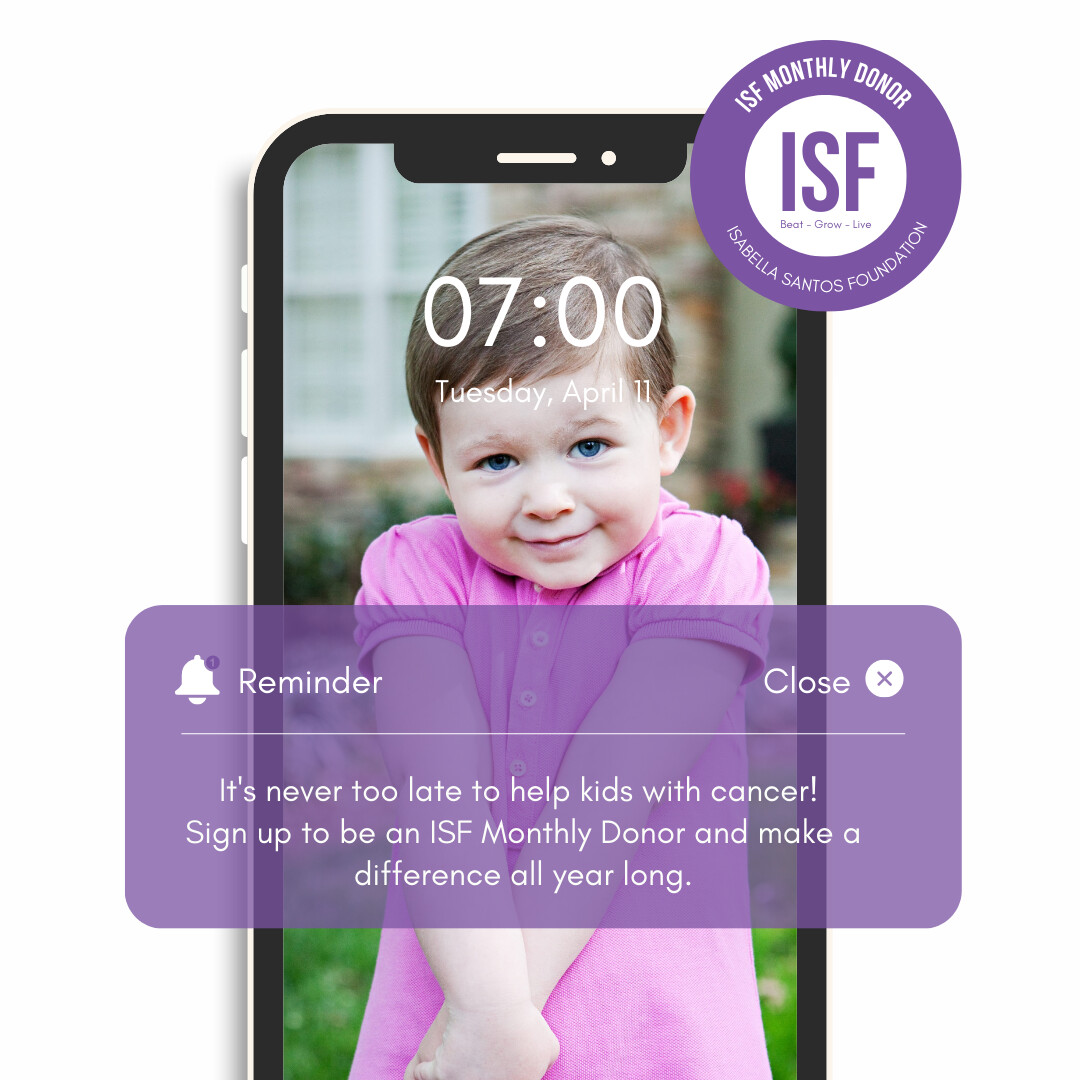 It's never too late to make a difference, and as an ISF Monthly Donor, you can help provide life-saving treatment and support to kids in need all year long. Together, we can bring hope and healing to those who need it most. 🙏 

 [bit.ly/monthlydonorcl…].