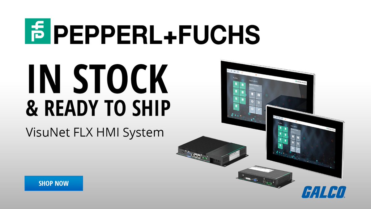 GalcoIndustrial's tweet image. The new VisuNet FLX product line from Pepperl+Fuchs Group is a modular and customizable #HumanMachineInterface (HMI) solution configured to customer specifications.
Shop now!
With worldwide shipping available!
galco.com/pc-320p-lb-19s…
.
.
#iot #interface