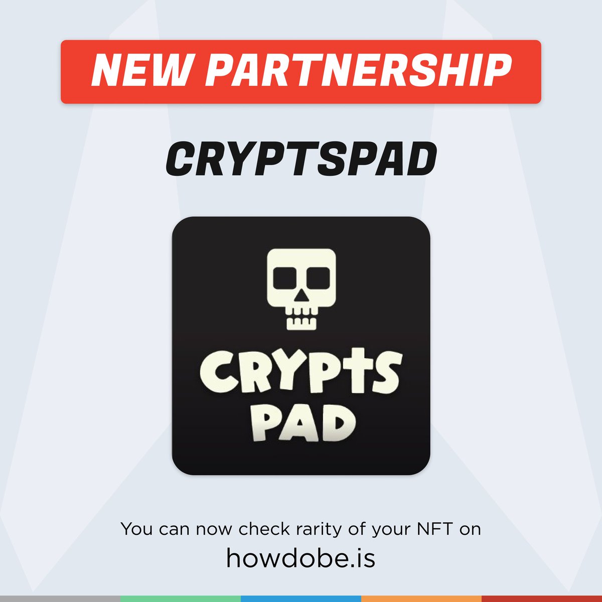 New rarity partner, welcome <a href="/CryptsPad/">CryptsPAD | 94% STAKED</a> !

Check your NFT  
👉 howdobe.is/nft/CryptsPAD