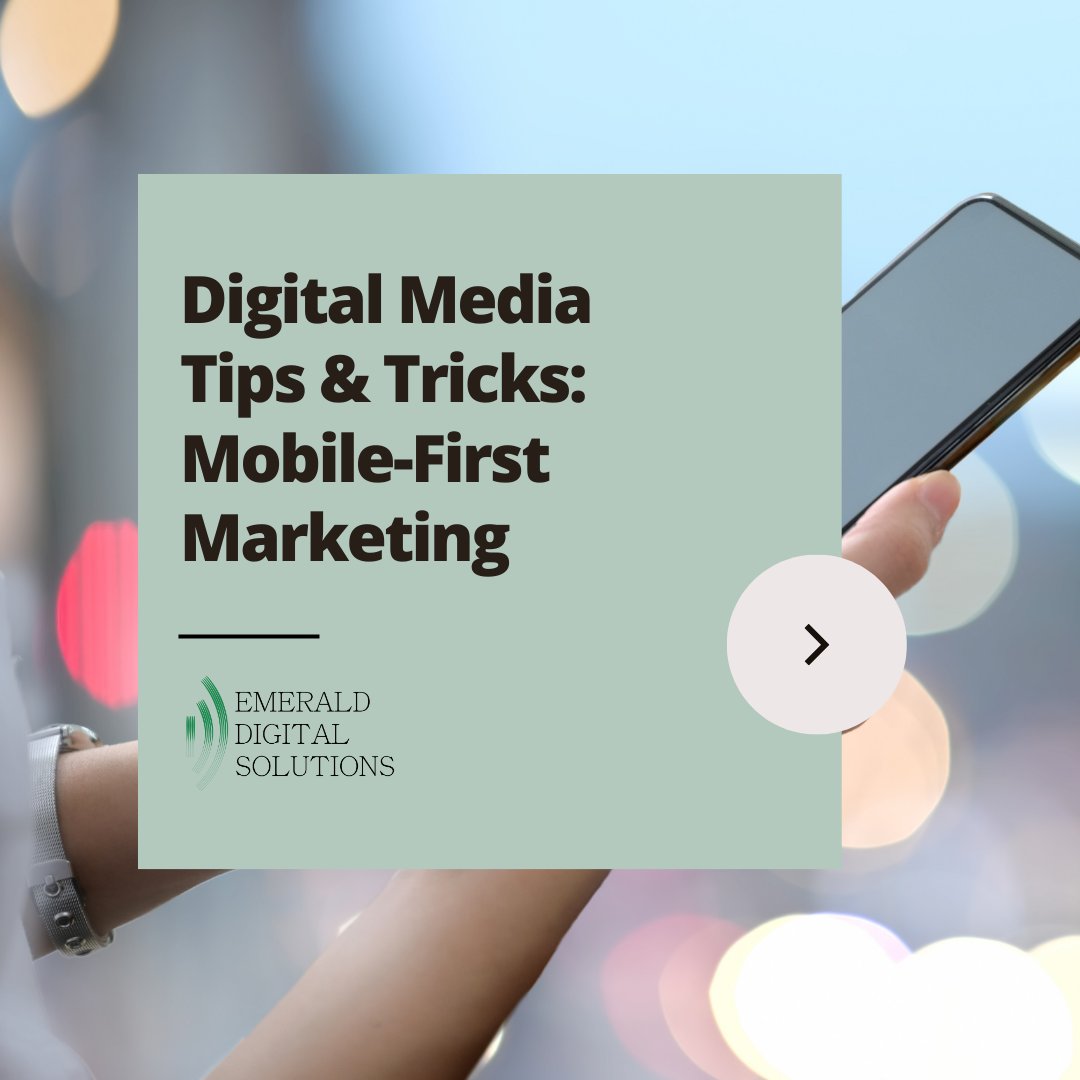 Emerald_Digi's tweet photo. Mobile first. Desktop second.

In this #EDSEducatorSeries, we're exploring the benefits of a mobile-first strategy and how you integrate it into your marketing tactics. Follow EDS for more tips and tricks in marketing.

#mobilestrategy #marketingtips #EDS https://t.co/ryVVd9yVek https://t.co/7uSrqC3DLk