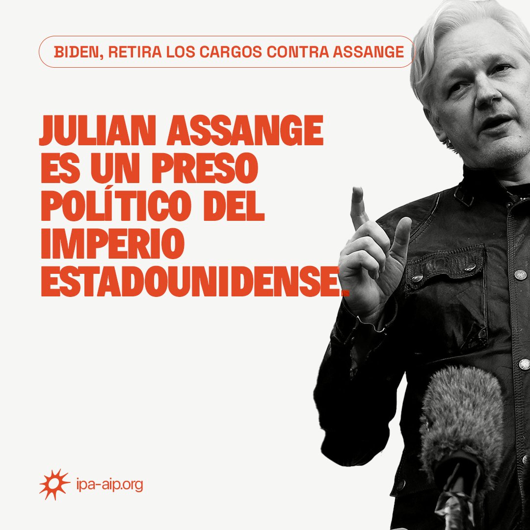 Hoy se cumplen 4 años del encarcelamiento de Julián Assange en Londres, pero la persecución hacia su persona lleva muchos más por destapar las verdades de los regímenes occidentales. Por eso hoy cientos de organizaciones sociales alzamos la voz para decir #BidenDropTheCharges