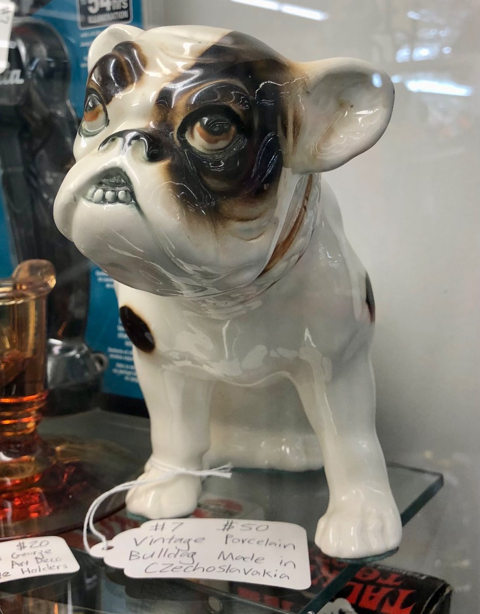 Only a face a mother could love. He's so cute!
*booth 7
Please call for purchase & availability
.
.
.
#AntiqueTrove #ScottsdaleAntiqueTrove #retro #vintage #antique #MidCenturyModern #AntiqueStore #MCM #VintageDog