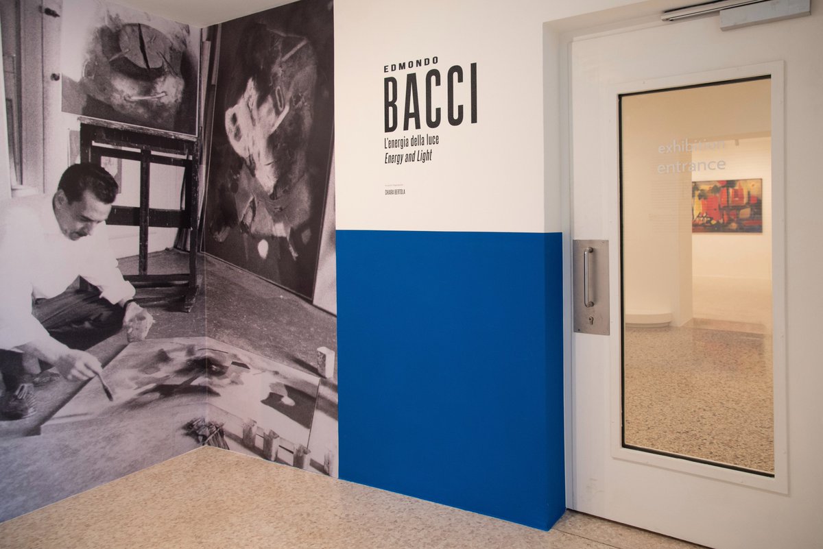 GuggenheimPGC's tweet photo. #BacciRoomTour – THE ENTRANCE 💥Pronti, partenza, via 🚀 Inizia oggi il nostro viaggio negli universi cosmici di Edmondo Bacci:

#EdmondoBacci
#PeggyGuggenheimCollection https://t.co/P15sXNlAQf