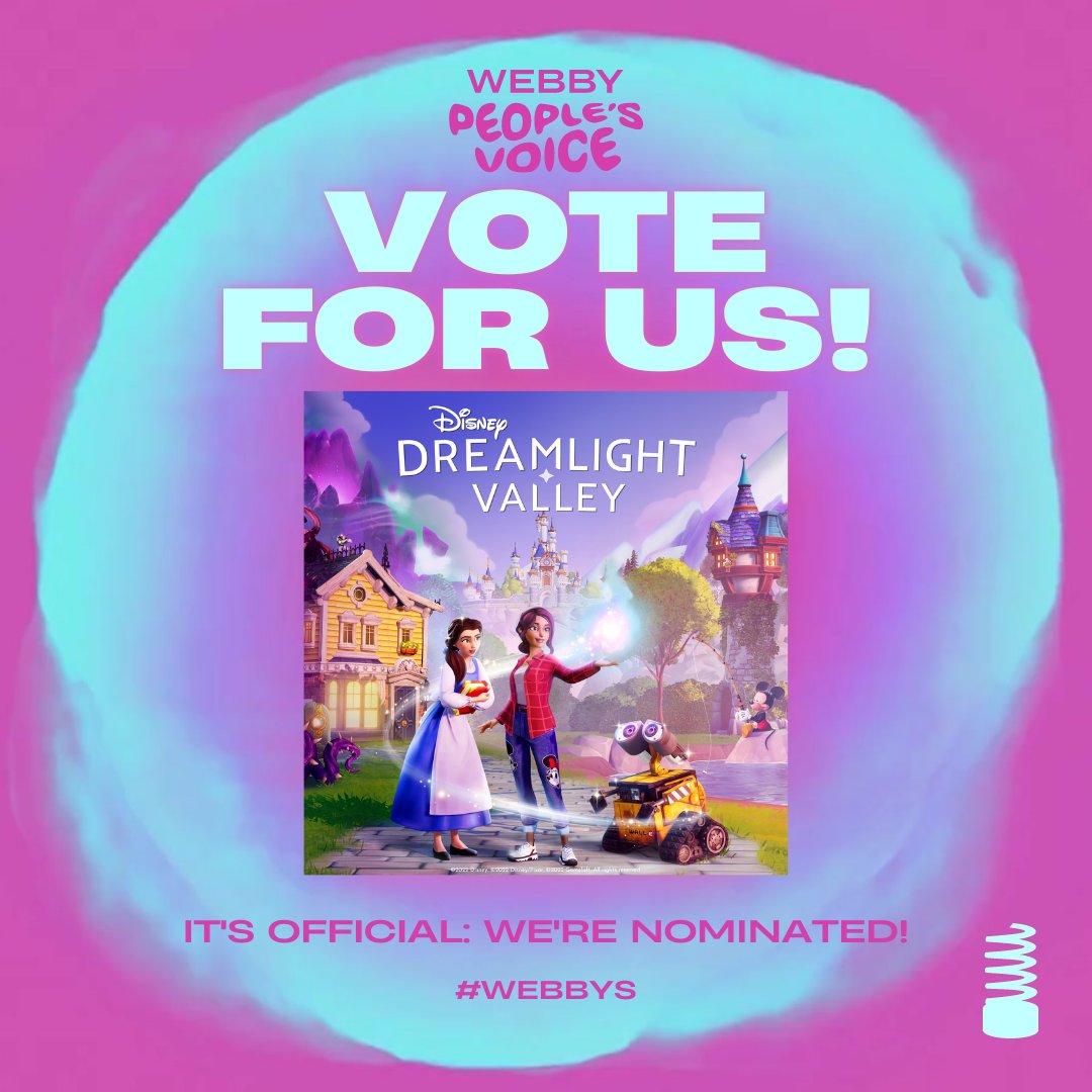 Calling all Valley Villagers! We've been nominated for <a href="/TheWebbyAwards/">The Webby Awards</a> in the Best Game Design category! 🏆✨ Tell the internet how much you love Living Magically by voting for us here: vote.webbyawards.com/PublicVoting#/…
