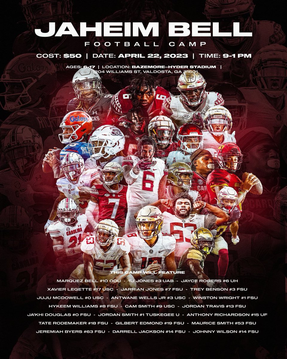 dba_bell's tweet photo. 🚨LAST DAY for online registration is FRIDAY!! Sign up now to secure your spot!!!🚨

You don’t want to miss this camp it will be filled with numerous of great athletes to learn from!! 🔥

https://t.co/YXTTXwSMv0 https://t.co/gQ3s1fyyM4
