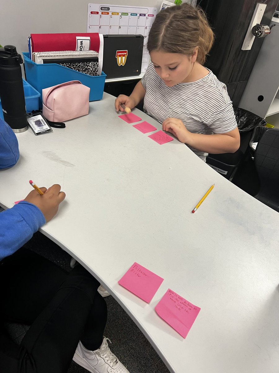 MrsLCowan's tweet photo. Writing what we know about Area and Perimeter.  Using @lead4ward strategy and doing a mini version of “Tour of Knowledge” as we start our review for ⭐️ @Longbranch_Elem https://t.co/XfIeR20LDu