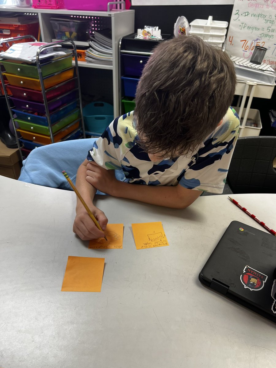 MrsLCowan's tweet photo. Writing what we know about Area and Perimeter.  Using @lead4ward strategy and doing a mini version of “Tour of Knowledge” as we start our review for ⭐️ @Longbranch_Elem https://t.co/XfIeR20LDu