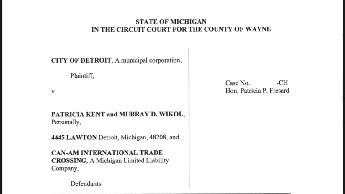 other_eli's tweet photo. Detroit is suing the owner of the proposed Core City concrete crusher for illegally storing debris at the site. https://t.co/SPqtRnydtM
