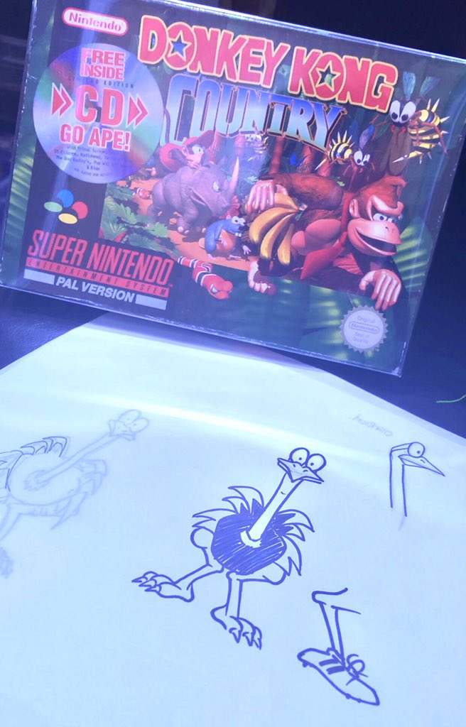 It’s Expresso! My Original Concept scribbles from #DonkeyKongCountry!