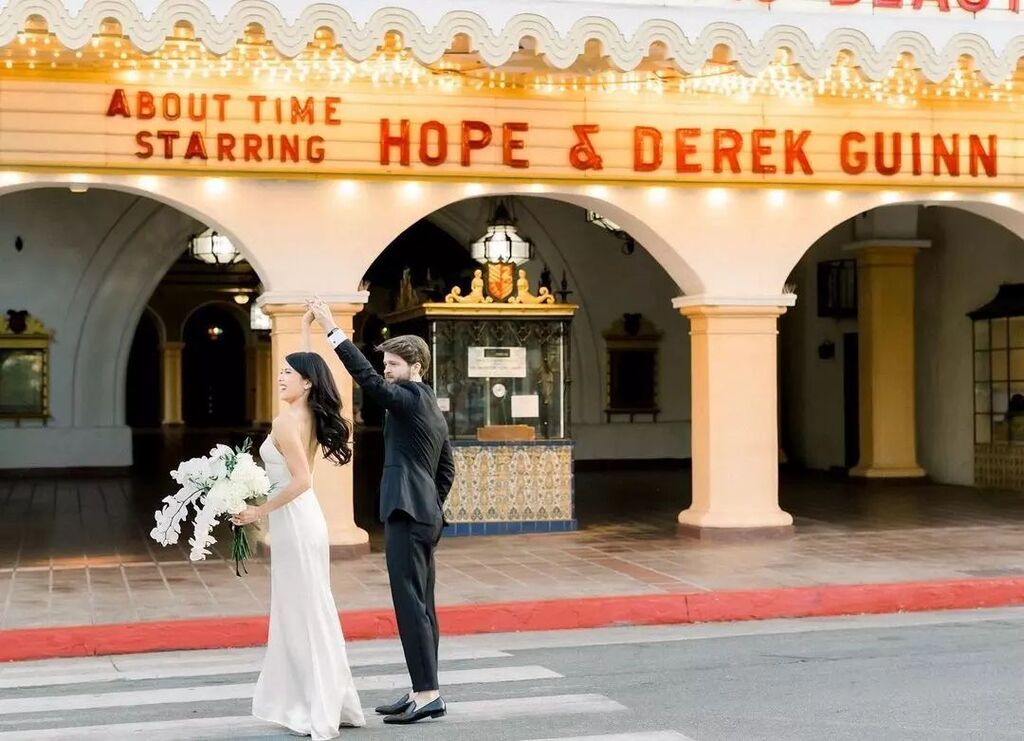 Hope &amp; Derek 🤍

Planner &amp; Florist @burlapandbordeaux
Venue @santabarbaracourthouse @hotelcalifornian @villaandvineweddings
Transportation @sbtrolleyevents
Dress <a href="/alexandragrecco/">alexandra grecco</a>
DJ @partyproperproductions
Lighting <a href="/the_unknown_dj/">Unknown Dj</a>
Catering @villaandvineweddings
Photo <a href="/jameswi/">jameswi</a>…