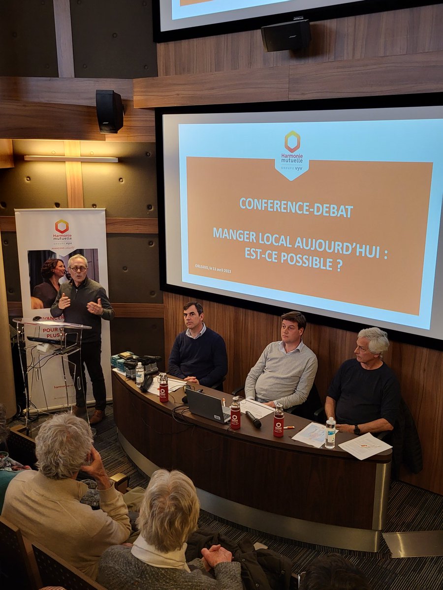 #manger local.  Conférence débat chez <a href="/hmutuelle/">Harmonie Mutuelle</a> #Orléans avec <a href="/Chambre/">zz</a> agriculture Loiret