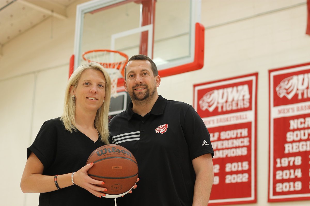 Kristen and Nick Woodruff are nearly a decade into their time in Livingston. Together, this husband-and-wife team embraces all things UWA. 👀Read more: uwa.edu/news/Woodruffs…