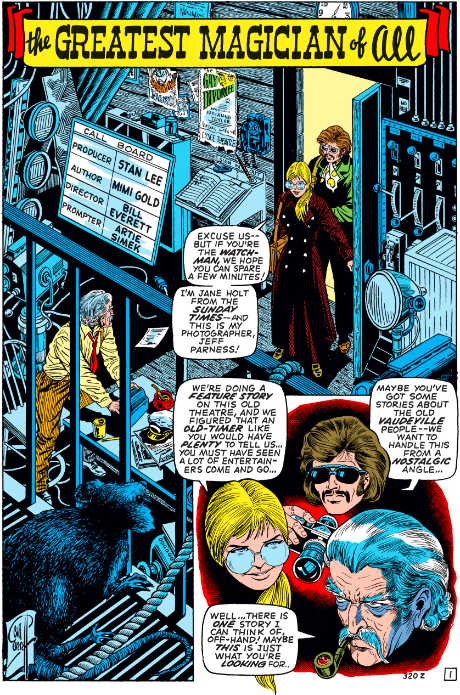 MarvelADay's tweet photo. #MarvelADay #Fear9 We're only covering the second story in this issue as the other two are reprints. The caretaker of an old theater is approached for an interview. Has he got a story to share! - VA https://t.co/98rlxGvRq4