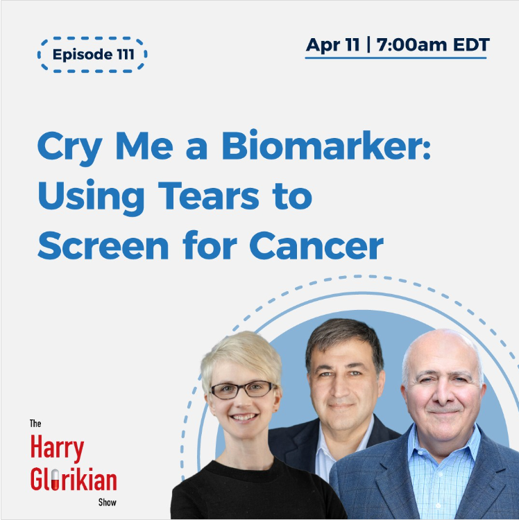 NamidaLab's tweet photo. Cry Me a Biomarker: Using Tears to Screen for Cancer - Listen to The @HGlorikian Show https://t.co/bXgQBkwu7n featuring #HarryGlorkian, our CSO - Anna Daily, and Founder &amp; CEO - Omid Moghadam

#podcast
#breastcancerawareness 
#womenshealth
#athomescreening
#poweroftears https://t.co/9aRBnYg7y3