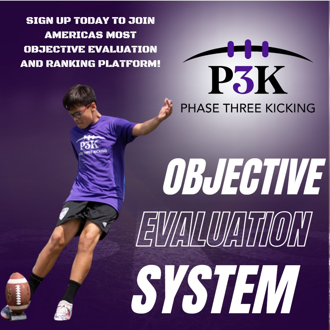 Phase3Kicking is America’s most objective evaluation system! 🤩

Want to see where you stand? Come find out at one of our camps by visiting our website today! 📲
.
.
.
#Phase3Kicking #Football #KickingCamps #FieldGoal #Punting #LongSnapping #KickingCoach
#CompeteToBeElite