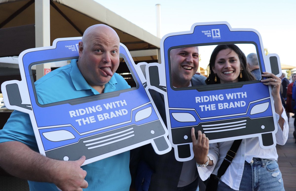 And we’re off! NAR’s signature Riding With The Brand series was back in action Monday night for a kickoff event of the Region 11 Conference in Reno. NAR President Kenny Parcell and Region XI RVP Kevin Sigstad were great hosts for a mixer and cornhole tourney. #RidingWithTheBrand