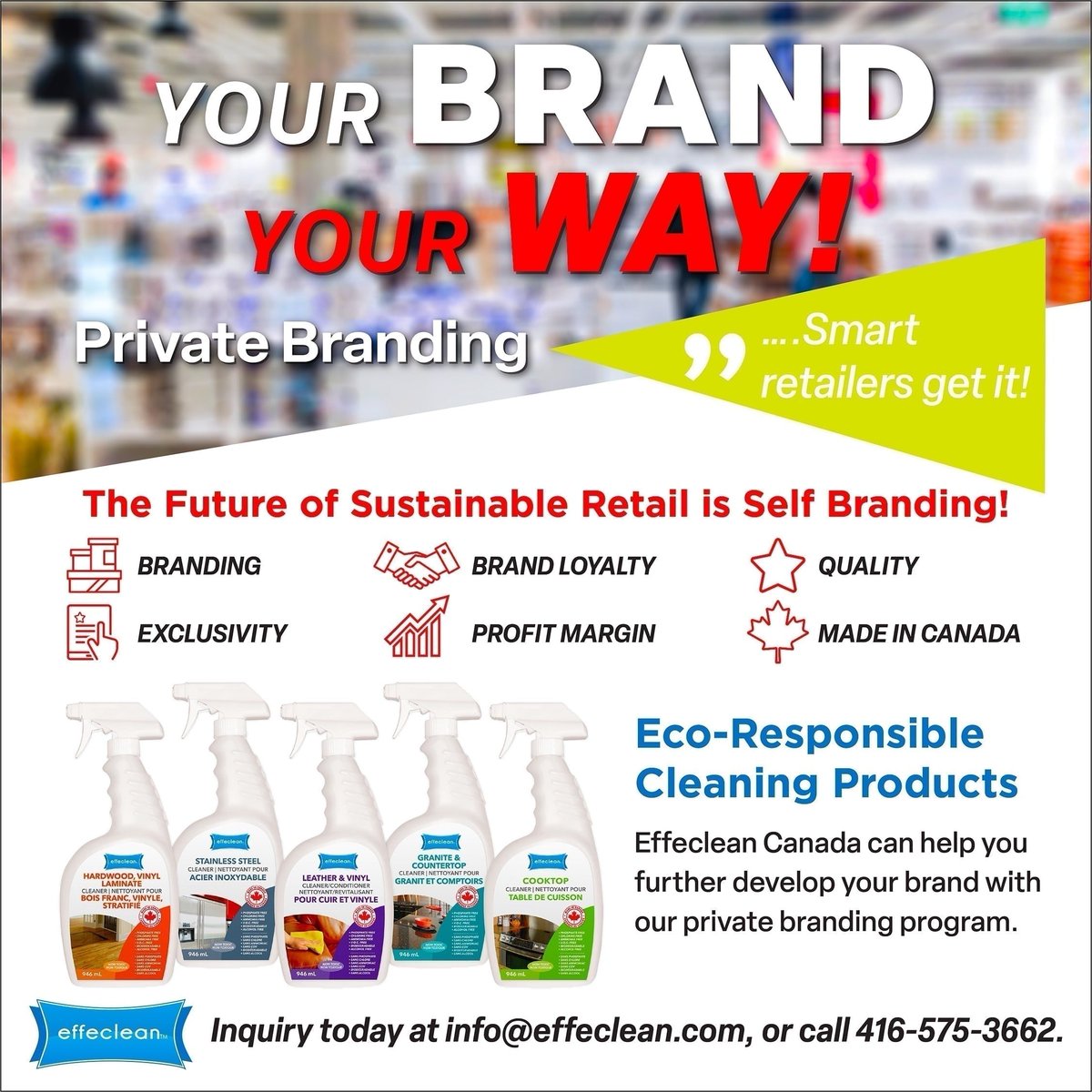 effeclean's tweet photo. Your brand Your way. #privatebranded eco-friendly cleaners. Small quantities, fast turnaround, competitively priced.
#brands #privatebrands #ecofriendly #sustainable
#nontoxic #selfbranded https://t.co/9xp657Rmoa
