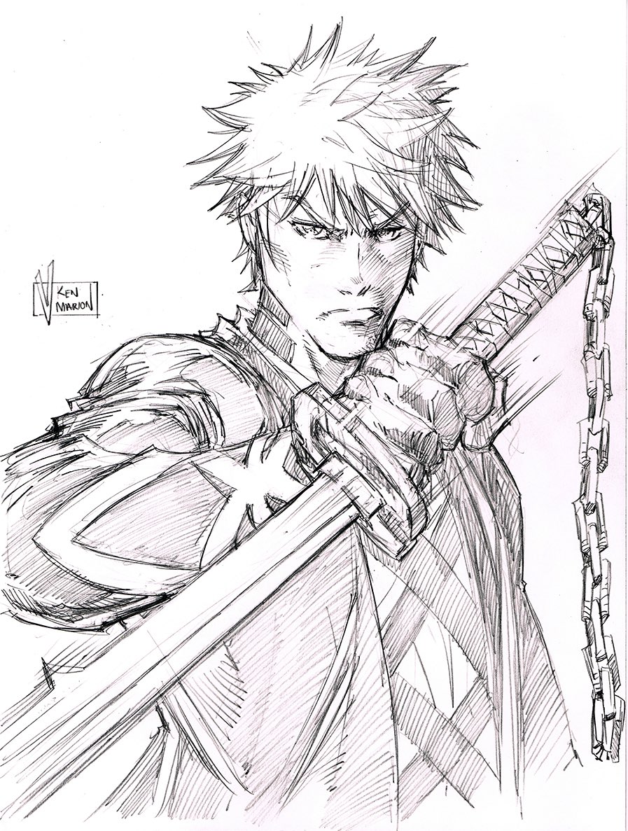 VKMarion's tweet photo. BLEACH!
#ichigo #ichigokurosaki #bleach #bleachmanga #bleachanime #bleachcomic #comics #anime #manga #comicart #originalcomicart #traditionalart #vkenmarion #vkenmarionart #superhero #hero #samurai #soulreaper @ComicModern @VIZMedia https://t.co/9o9oVncC00