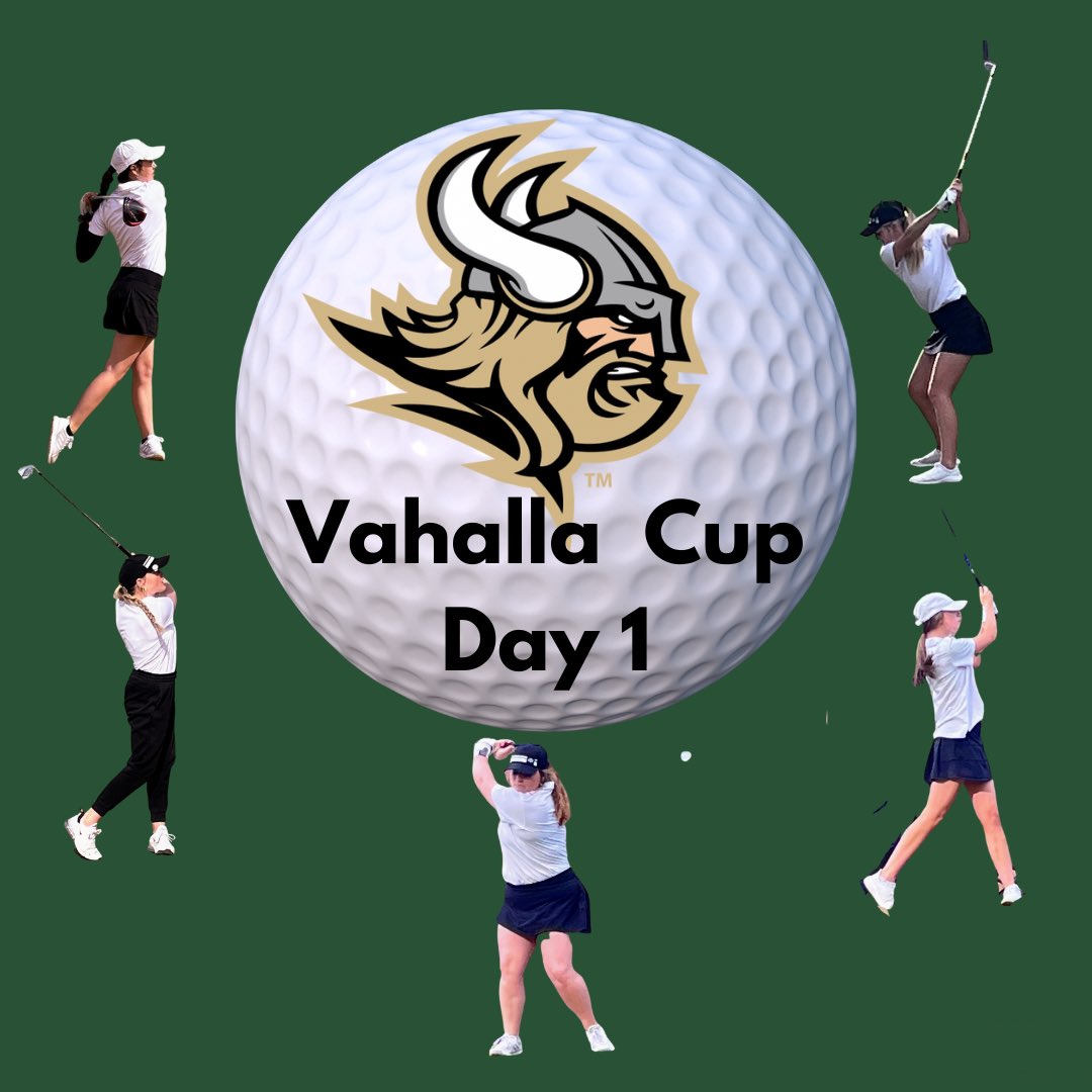 NTHGirlsGolf's tweet photo. Valhalla Cup-Day 1 at Chimney Oaks Golf Course.  #gotrogans #defendthecup @NTH_Athletics https://t.co/fPcx7alU7J