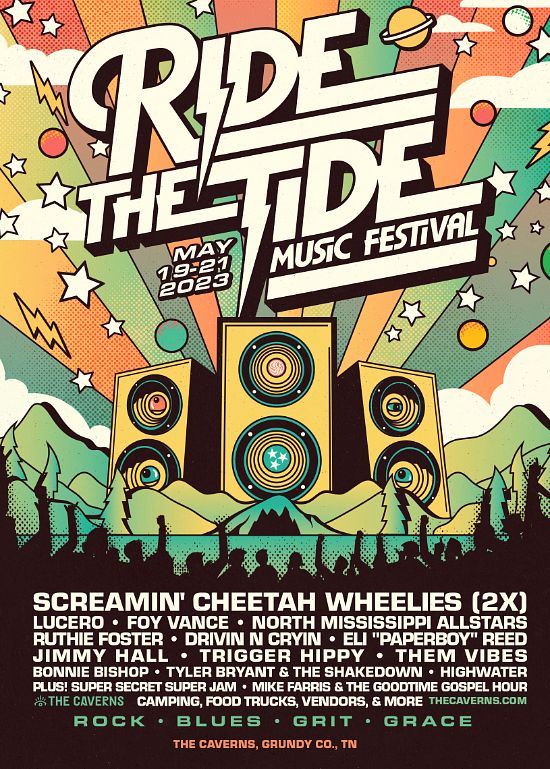 @thecavernstn and @mikefarrismusic of The Screamin’ Cheetah Wheelies present a new music festival with camping called Ride The Tide, which will take place May 19-21, 2023. For more info - including a link to purchase tickets - visit WMOT.org!