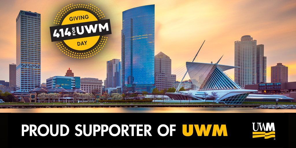 UWMContinuingEd's tweet photo. #414Day is almost here. As you get ready to celebrate everything Milwaukee, please consider a gift to UWM’s School of Continuing Education. Visit https://t.co/butLW6JWdp. Thank you for your gift of education!
#414forUWM #UWMContinuingEd https://t.co/ypC4X6X5fj