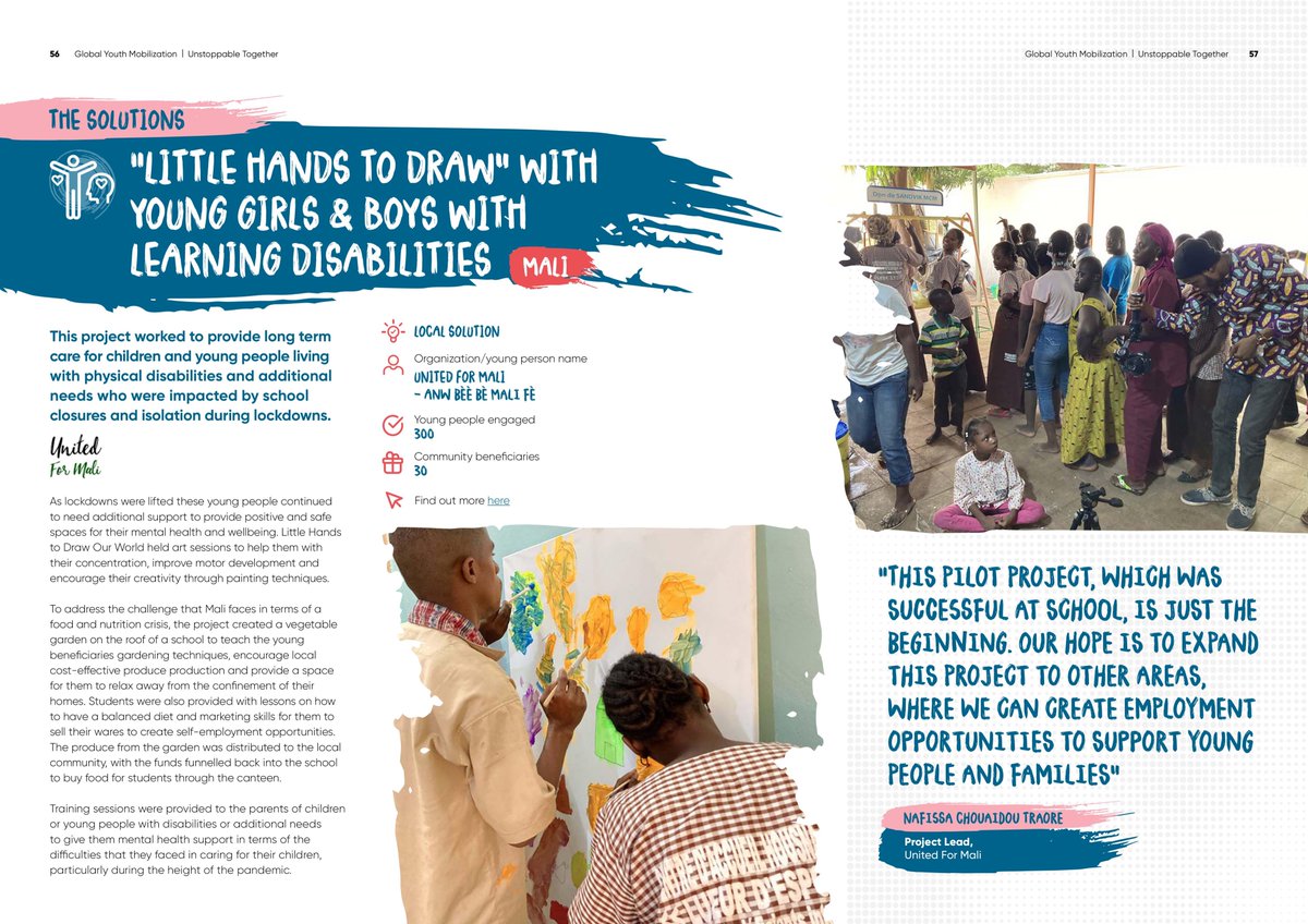 Launched on 27 March 2023, the <a href="/gymobilization/">@GYMobilization</a> final impact report “Unstoppable Together", is here ! Funded by the <a href="/WHO/">World Health Organization (WHO)</a> &amp; <a href="/unfoundation/">United Nations Foundation</a>, through the #COVID19 Solidarity Response Fund, GYM has directly invested $5 million to support #youth-led solutions across more than 125 count.