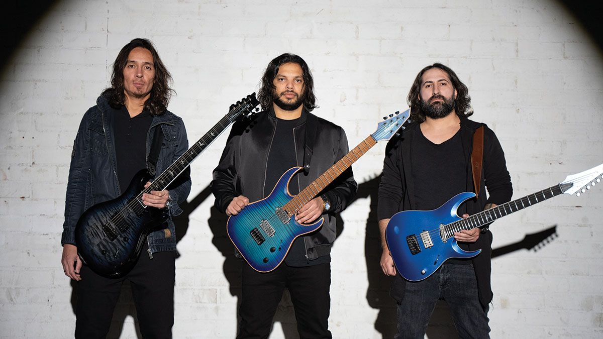 Misha Mansoor, Jake Bowen and Mark Holcomb on how they lost sleep and cast aside some of the best riffs they’ve ever written to make Periphery V “as awesome as possible” trib.al/8GK3bTF