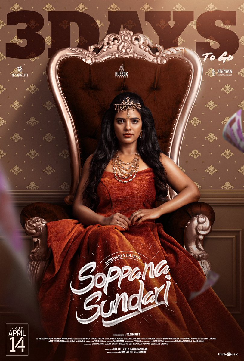 Dhananjayang's tweet photo. #SoppanaSundari by @aishu_dil is good fun &amp; entertaining. Quite enjoyed the performances by Aishu &amp; others. Do watch in theatres ✔️

Good work @LakshmiPriyaaC Dir.  @SGCharles2 &amp; Team @Hamsinient @HueboxStudios @ahimsafilms @thinkmusicindia @proyuvraaj 👍😍🤗 https://t.co/UCB7QCIdEZ
