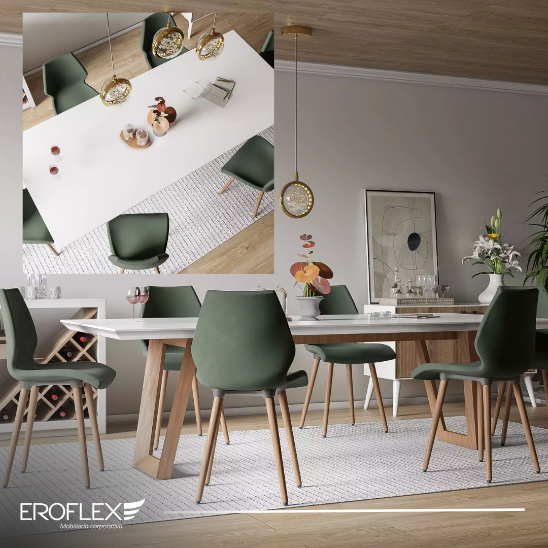 Eroflex_'s tweet image. Adicione personalidade e elegância à sua decoração com a cadeira Firenze. Experimente a sensação de sentar-se em um móvel de alta qualidade, com linhas limpas e estética minimalista. #CadeiraFirenze #DesignDeInteriores #Sofisticação #MobiliárioDeAltaQualidade #AmbientesMemoráveis