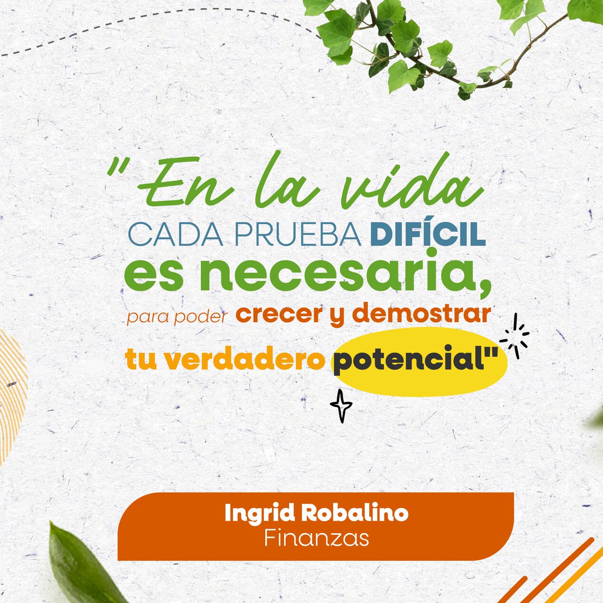 En Semvra sabemos que parte del crecimiento y el desarrollo profesional viene acompañado del trabajo colaborativo y logros en equipo. 🤝

Estamos felices de ser inspiración para nuestros colaboradores y que nuestros colaboradores sean inspiración para nuestra comunidad. ✨🌱