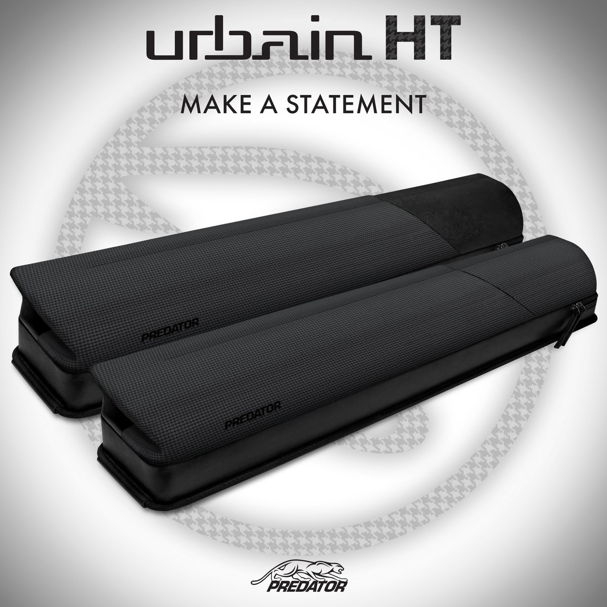 PredatorCues's tweet image. Urbain Houndstooth cases are functional and fashionable.
With premium protection &amp;amp; comfort, these cases are designed to mimic European backpacks for easier transport &amp;amp; stylish design.
Make a Statement: predatorcues.me/3MAIW2z
#BlackPoolCueCase #PoolCueCase #PredatorCues